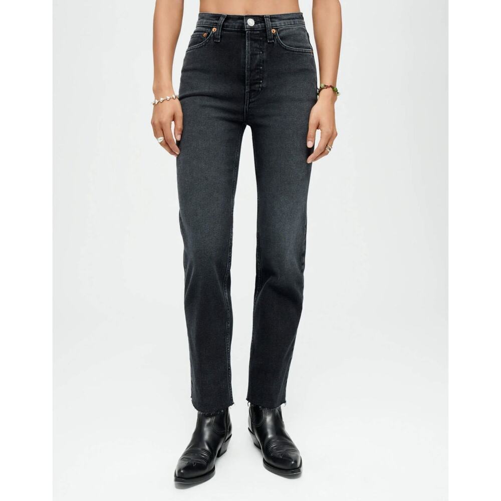 Re/Done 70s Straight Leg Jeans Sz 27 $295 MSRP